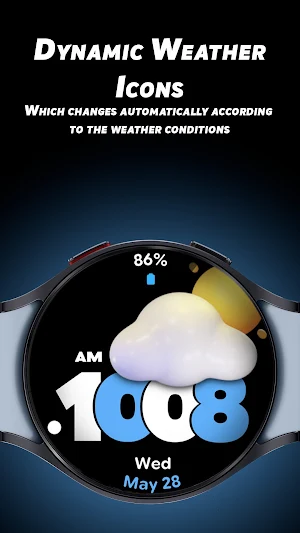 Pixel Weather Pro - Watch face Screenshot 1