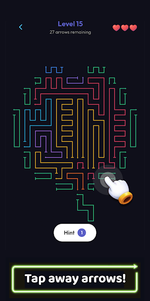 Arrow Rush: Escape Puzzle Screenshot 0