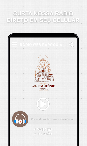Rádio Web Paróquia Santo Antônio Apiaí Screenshot 0