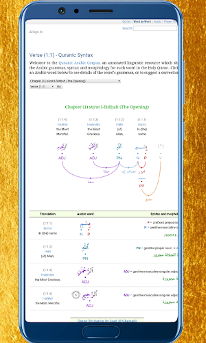 Quranic Grammar Screenshot 3