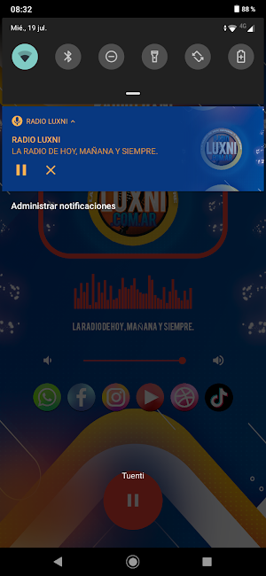 RADIO LUXNI Screenshot 1