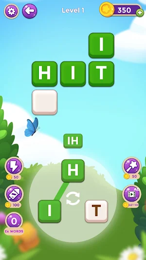 Sexy cross girls: word puzzle Screenshot 1