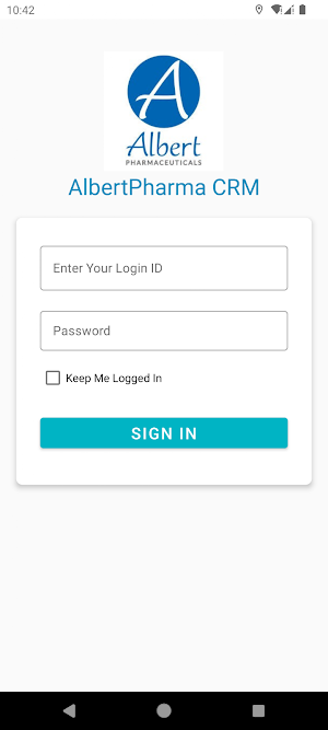 AlbertPharma CRM Screenshot 0