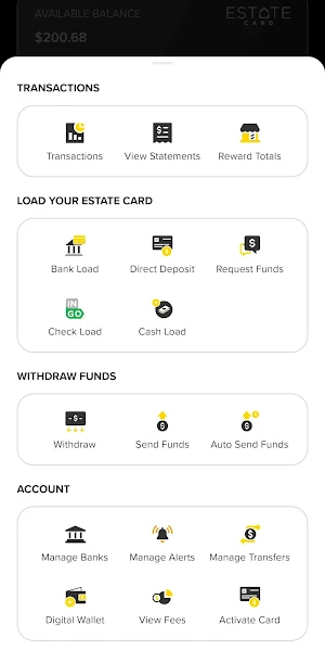 Estate Card Screenshot 1