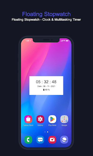 Floting Clock -Stopwatch Timer Screenshot 2