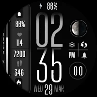 Modern Digital Watch Face IN35