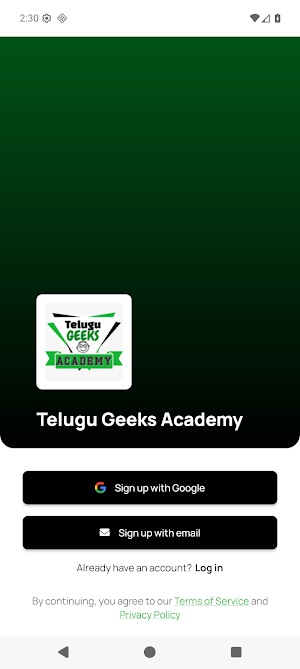 Telugu Geeks Academy Screenshot 0