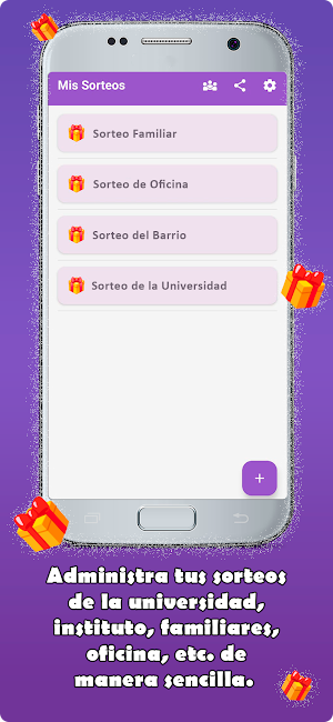 Sorteo de Amigo Secreto Screenshot 1