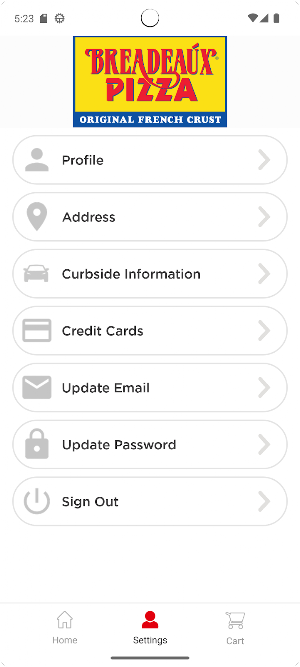 Breadeaux Pizza Screenshot 1