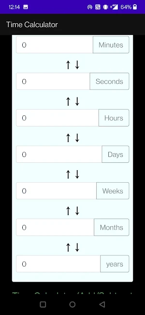 Second, Minute, Hour- Time App Screenshot 1