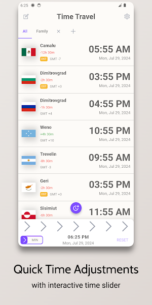 Time Travel: World Clocks Screenshot 0