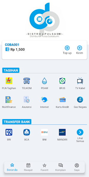 DPReload Pulsa Screenshot 3