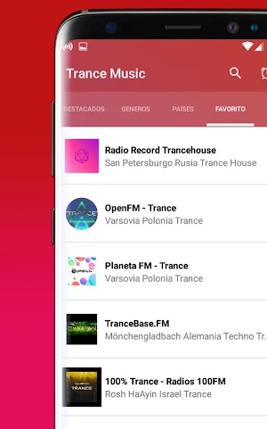 Trance Music Radio Screenshot 2