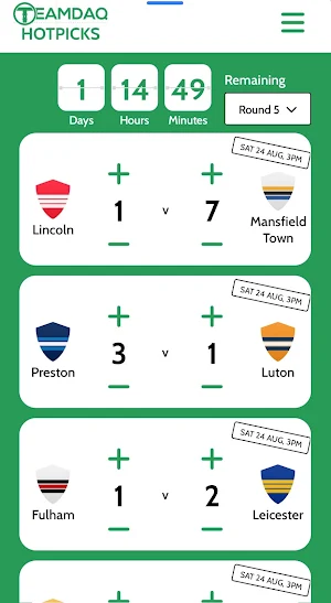 TeamDAQ HotPicks Screenshot 2