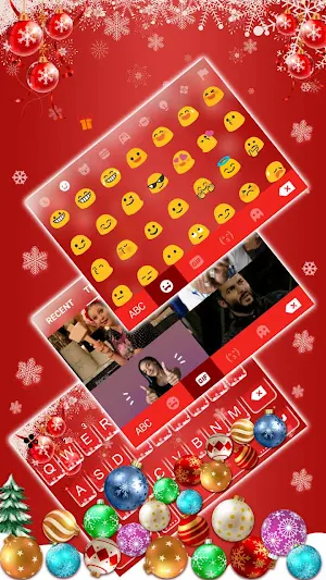 Christmas Gravity Keyboard Background Screenshot 3