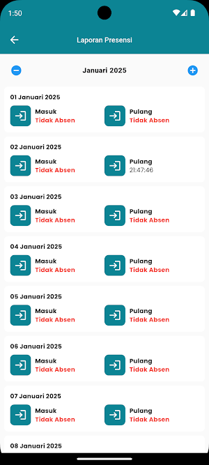 iPresensi Berau Screenshot 2
