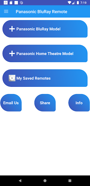 Panasonic Bluray Remote Screenshot 0