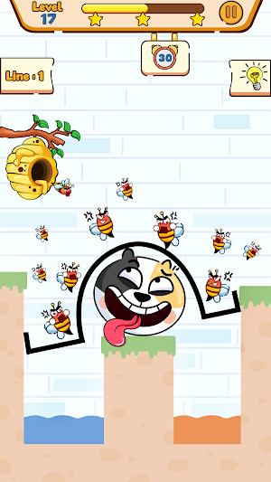 Doge and Bee: Draw to Save Screenshot 2