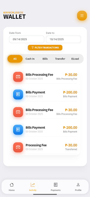 IAM Wallet Screenshot 2