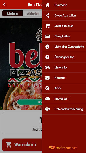 Bella Pizza Stuttgart Screenshot 2