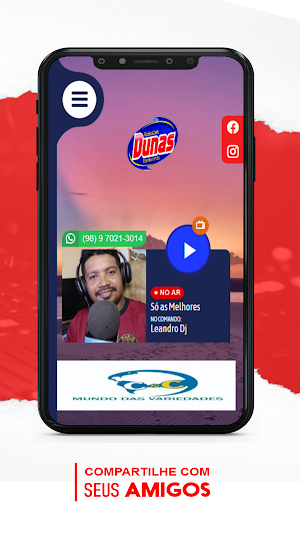 Web Rádio Dunas Barreirinhas Screenshot 2