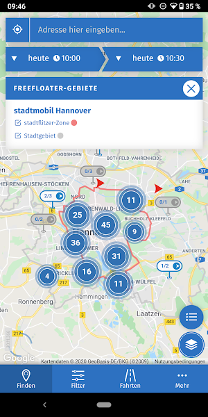 Carsharing Deutschland Screenshot 2