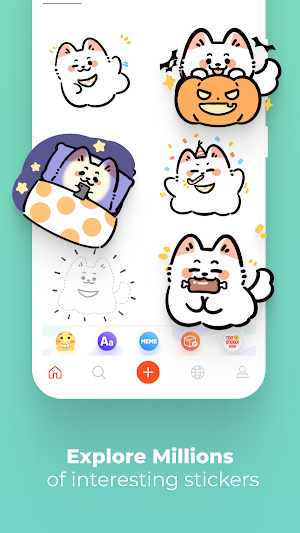 Sticker Keyboard WAStickerApp Screenshot 3