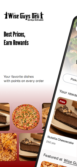 Wise Guys Deli & Pizza Screenshot 0