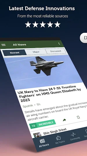 Defense News: Military, Intelligence and more Screenshot 0