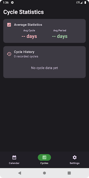 Period Calendar Screenshot 3