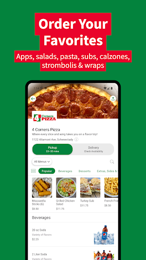 4 Corners Pizza Screenshot 1