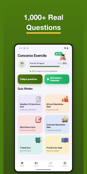 Concorso Esercito VFP Quiz Screenshot 0