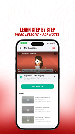 Ohm's : English Learning Screenshot 2