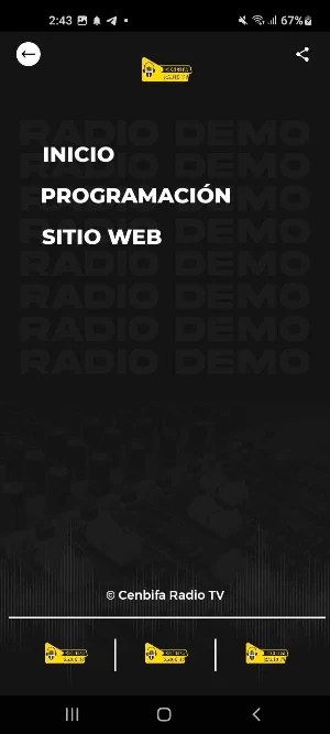 Cenbifa Radio TV Screenshot 2