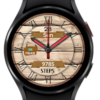 Pars Wooden Analog Watch Face