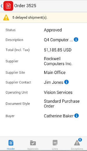 Procurement for EBS Screenshot 1