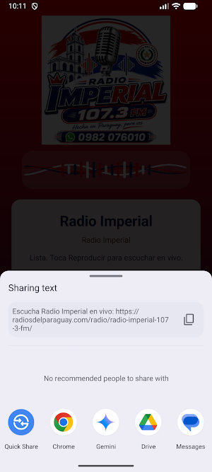 Radio Imperial 107.3 FM Screenshot 2