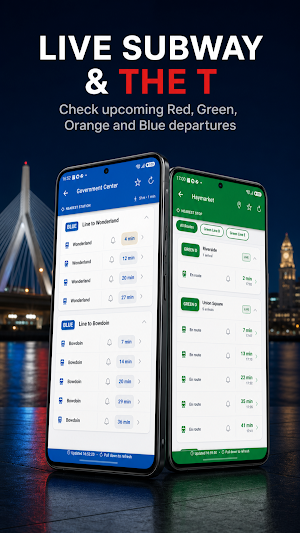 Boston Transit: MBTA Tracker Screenshot 1