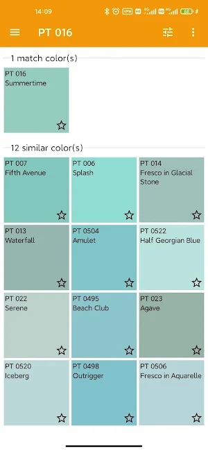 Porter's Paint Colors Screenshot 3
