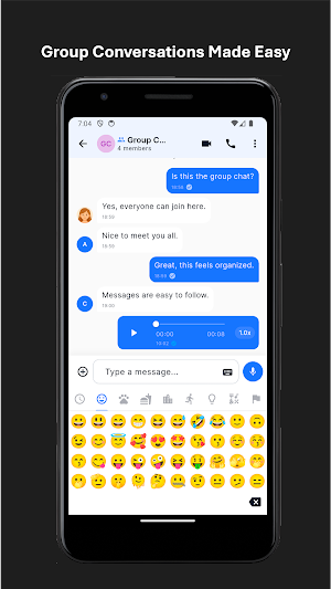 Parrot Chat – Messages & Calls Screenshot 1