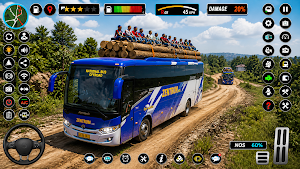 Offroad Bus Simulator Bus Game Screenshot 1