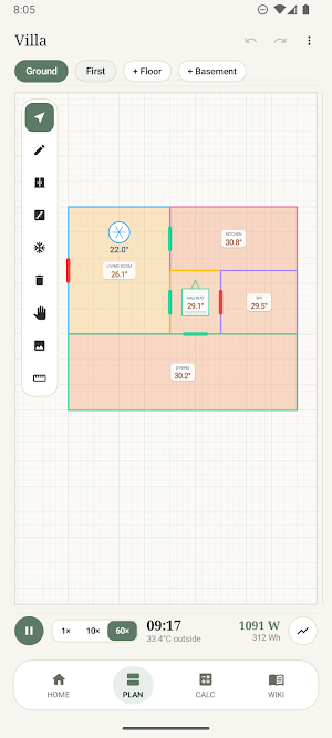 ACtopus – AC Planner & BTU Screenshot 1