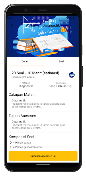 Senostik (Asesmen Diagnostik) Screenshot 2
