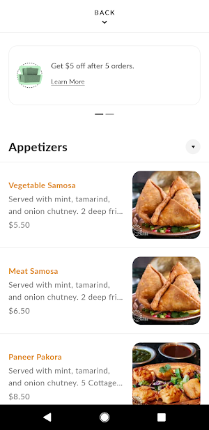 New Delhi Indian Restaurant Screenshot 2