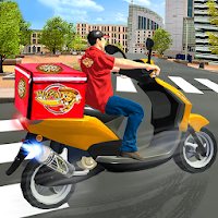 City Pizza Delivery Boy: Moto Free Bike Games