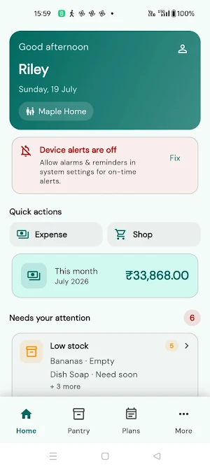 MyPlanr Screenshot 1