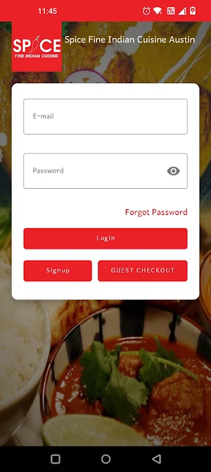 Spice Fine Indian Cuisine Screenshot 0