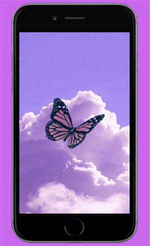 Purple Romantic Wallpaper Screenshot 2