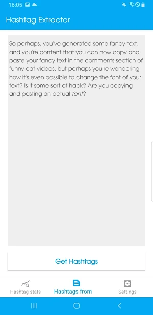 Hashtag Generator Screenshot 2