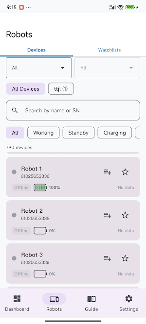 Smart Clean robot Screenshot 1